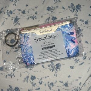 NWT Lilly Pulitzer Vibrant ID Case with Keyring